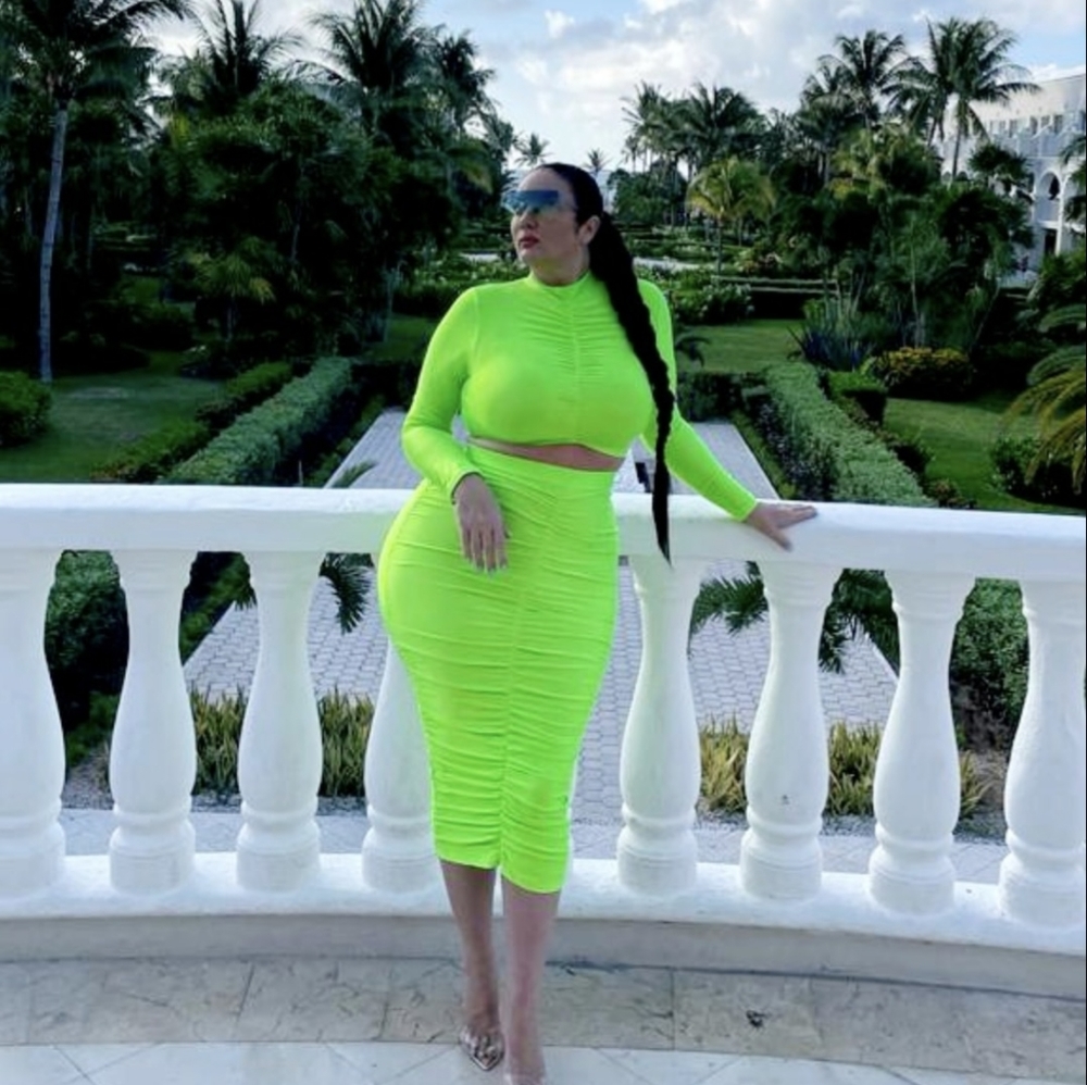 Two piece skirt set